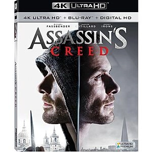 Assassin's Creed 4k uhd Blu-Ray