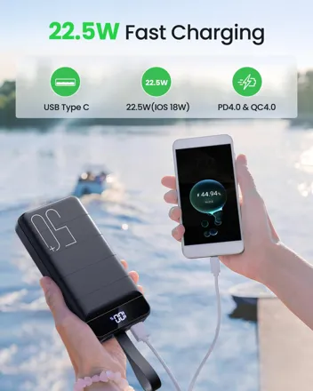 Morfec 50000mAh 22.5W Portable Power Bank