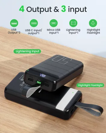 Morfec 50000mAh 22.5W Portable Power Bank