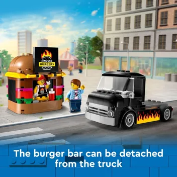 City Burger Truck Building Set (60404, 194-Pieces)