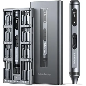 52-in-1 Mini Electric Precision Screwdriver Kit with 48x Magnetic Bits