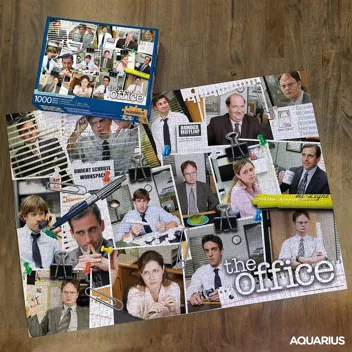 AQUARIUS The Office Cast Collage Puzzle (1000 Piece)