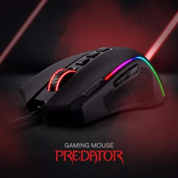 Redragon M612 Predator 8000 DPI Wired Optical RGB Gaming Mouse