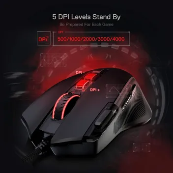 Redragon M612 Predator 8000 DPI Wired Optical RGB Gaming Mouse