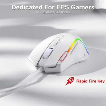 Redragon M612 Predator 8000 DPI Wired Optical RGB Gaming Mouse