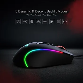 Redragon M612 Predator 8000 DPI Wired Optical RGB Gaming Mouse