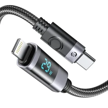 Orico 29W 6.6ft USB-C to Lightning Cable with LED Display