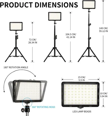 Altson XK-70D Photography Video LED Lighting Kit