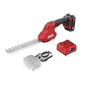 SKIL PWR CORE 20 20V Shear & Shrub 2-in-1 Kit Including 2.0Ah Battery and Charger