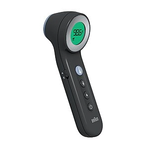 Amazon No Touch 3-in-1 Thermometer - Touchless Thermometer for Adults, Babies, Toddlers and Kids – Fast, Reliable, and Accurate Results