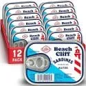 [S&S]: 3.75-Oz Beach Cliff Sardines in Water