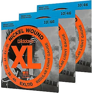 XL Electric Guitar Strings 10-46