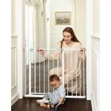 Extra Wide Baby Safety Gate for Stairs and Doorway,28.9-42.1"Wide,30" Tall