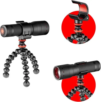 JOBY GorillaPod Starter Kit: Mini Flexible Tripod with Universal Smartphone Clamp