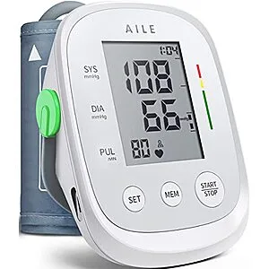 AILE blood pressure machine Upper Arm Large Cuff (8.7"-16.5"Adjustable)