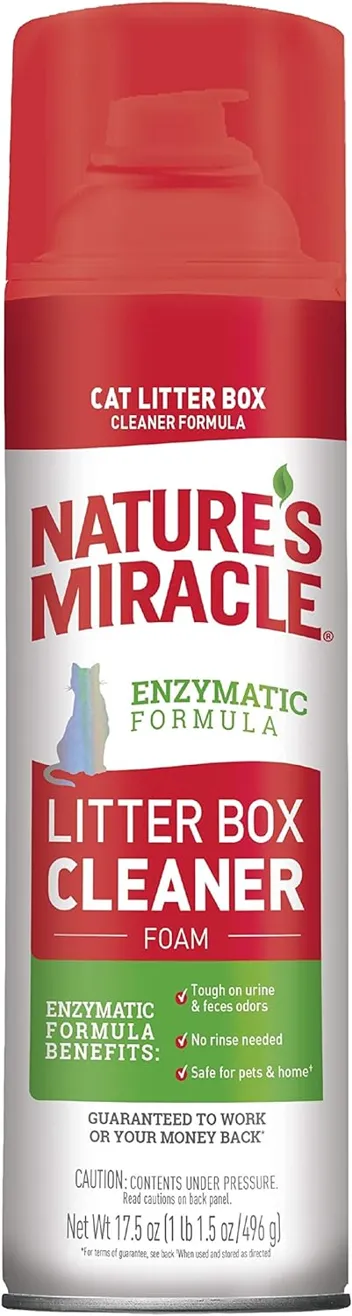 Nature's Miracle Litter Box Cleaner Foam