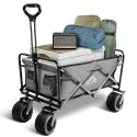 Sailary 29.92"D x 10.63"W x 14.57"H Collapsible Wagon Cart