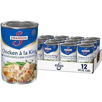 Canned Chicken a la King With White and Dark Chicken Meat (12-Count)