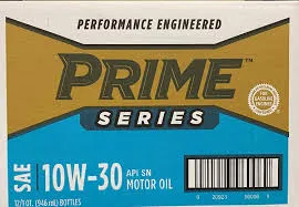 Prime Series Conventional Motor Oil SAE 10W-30 (12 pk., 1-qt. bottles)