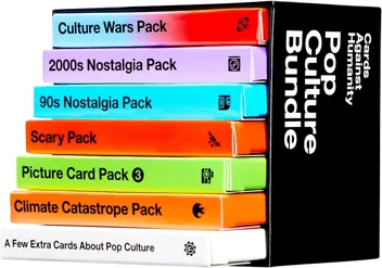 Cards Against Humanity: Pop Culture Bundle • 6 Popular Themed Packs + 10 All-New Cards