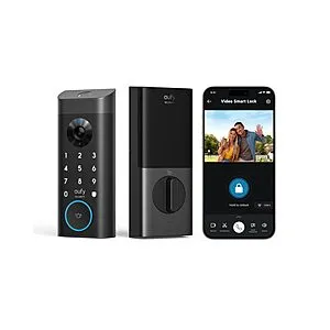 eufy Security Video Smart Lock E330, 3-in-1 Camera+Doorbell+Fingerprint