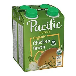 Foods 8oz Organic Free Range Chicken Broth