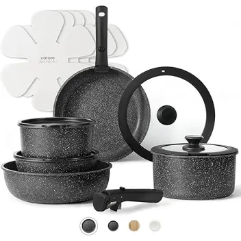 Carote Non Stick Pots and Pans Set (15-Piece)