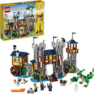 1426-Piece Creator 3-in-1 Medieval Castle Building Set (31120) Amazon