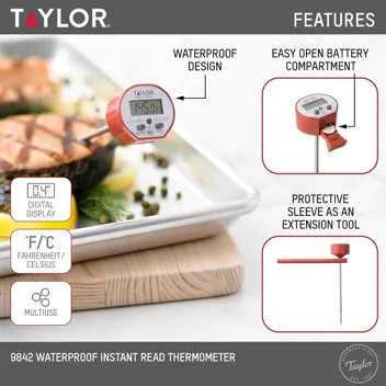 Waterproof Digital Instant Read Thermometer