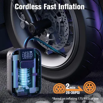 Enntas 120PSI 5000mAh Portable Tire Inflator