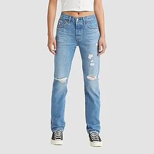 501 High-Rise Straight Jeans (various colors)