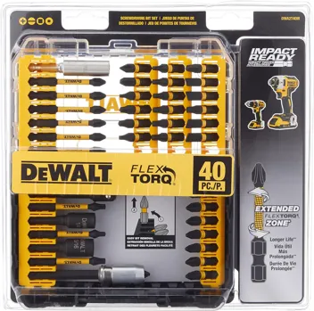 DWA2T40IR FlexTorq Screwdriver Bit Set (40-Piece)