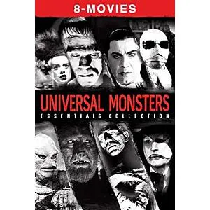 Universal Monsters 8-Movie Essentials Collection (4K UHD Digital Films; MA) iTunes