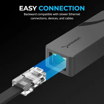 Sabrent USB-C to 2.5-Gbps Ethernet Adapter