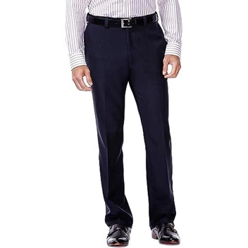 Haggar ECLO Stria Flat Front Dress Pant