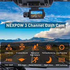 Nexpow 1080P Wifi Front Dash Cam