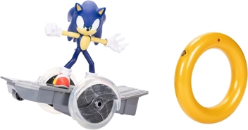 Sonic The Hedgehog Speed RC Skateboard Vehicle with Gold Ring Controller